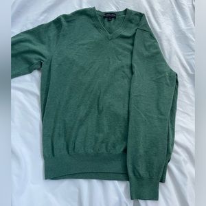 Brooks Brothers Green Supima Sweater